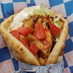 Fresh Grilled Chicken Gyro Pita