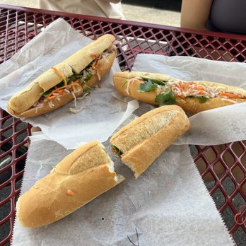 Banh Mi So 1 - No. 1 (left), No. 7 (middle), No. 5 (right) - Vietnamese Near Me - Falls Church, Virginia Banh Mi So 1 - No. 1 (left), No. 7 (middle), No. 5 (right) - Vietnamese Near Me - Falls Church, Virginia