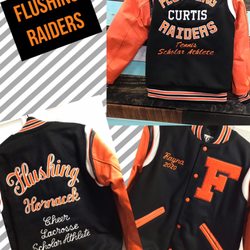 Masterpiece Monogramming - Flushing Varsity Jackets