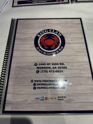 Menu photo 1 King Claw - Juicy Seafood & Bar Morrow, GA
