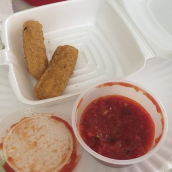 Brooklyn Joe's - This meal comes with 4 mozzarella sticks. I did not feel they were battered properly. - Pizza Near Me - Punta Gorda, Florida Brooklyn Joe's - This meal comes with 4 mozzarella sticks. I did not feel they were battered properly. - Pizza Near Me - Punta Gorda, Florida