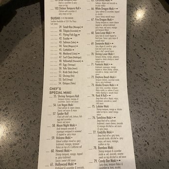 Sushi King - Menu - Japanese Near Me - Daytona Beach, Florida
