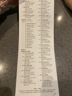 Menu photo 6 Sushi King Daytona Beach, FL