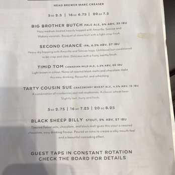 Bitter Sisters - Beer Menu - Brewpubs Near Me - Calgary, Alberta