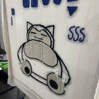 Seoul Stitch Studio - WIP- Snorlax - Art Classes Near Me - San Diego, California Seoul Stitch Studio - WIP- Snorlax - Art Classes Near Me - San Diego, California