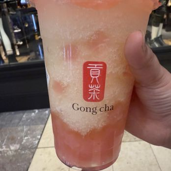 Gong Cha - Lychee slush with star jelly - Bubble Tea Near Me - Paramus, New Jersey