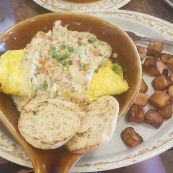 Another Broken Egg Cafe - Lobster Brie Omelet - Breakfast & Brunch Near Me - Panama City Beach, Florida Another Broken Egg Cafe - Lobster Brie Omelet - Breakfast & Brunch Near Me - Panama City Beach, Florida
