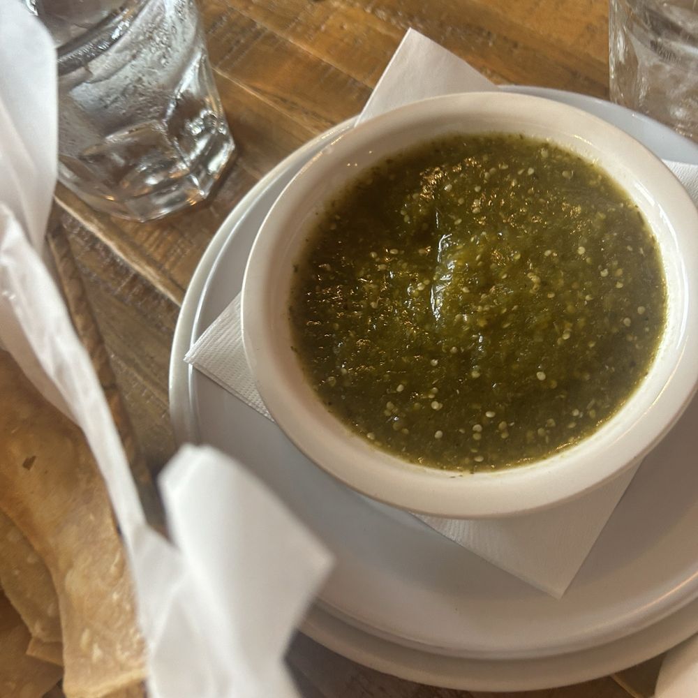 Table Mesa - Garlic free salad verde for my mother - Latin American Near Me - Bentonville, Arkansas Table Mesa - Garlic free salad verde for my mother - Latin American Near Me - Bentonville, Arkansas