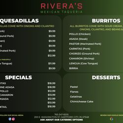 Rivera’s Mexican Taqueria