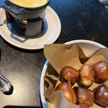 Culinary Dropout - Soft Pretzels & Provolone Fondue - New American Near Me - Indianapolis, Indiana