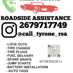 Call Tyrone Roadside Assistance