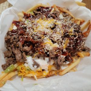 Photo of Cali's & Fries - San Diego, CA, United States. Cali bbq fries