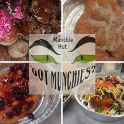 Munchie Hut - Fresh hot made to order donut holes with your choice of toppings as well as fry bread with your choice of toppings or fried red taco
