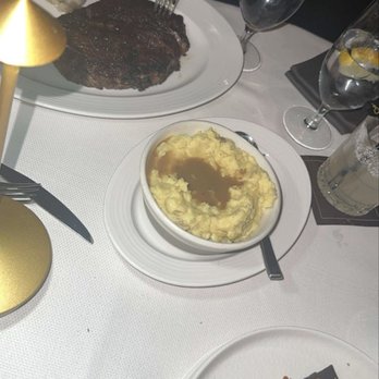 High Steaks - Boneless ribeye and Yukon gold mashed potatoes - Steakhouses Near Me - Las Vegas, Nevada High Steaks - Boneless ribeye and Yukon gold mashed potatoes - Steakhouses Near Me - Las Vegas, Nevada