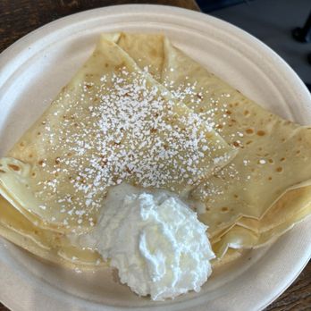 Tallinn Creperia - Lemon Curd crepe without raspberries. - Creperies Near Me - Sparks, Nevada Tallinn Creperia - Lemon Curd crepe without raspberries. - Creperies Near Me - Sparks, Nevada