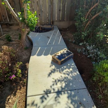 Eco Balance Landscaping - Build small privacy fence and painted black - Landscaping Near Me - Fresno, California Eco Balance Landscaping - Build small privacy fence and painted black - Landscaping Near Me - Fresno, California