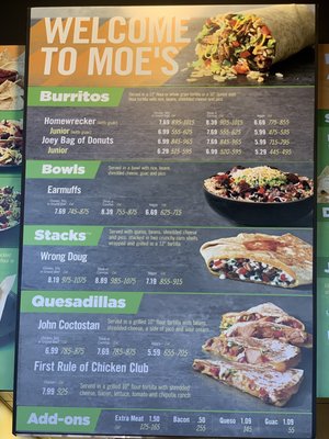 Menu photo 3 Moe's Southwest Grill Gastonia, NC Menu photo 3 Moe's Southwest Grill Gastonia, NC