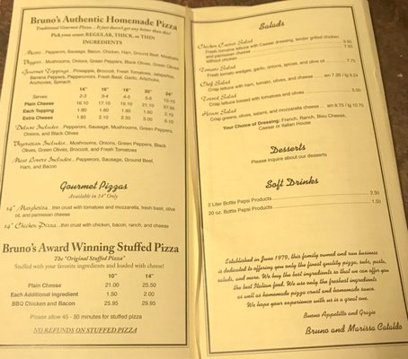 Menu photo 4 Bruno's Pizza Elkhart, IN