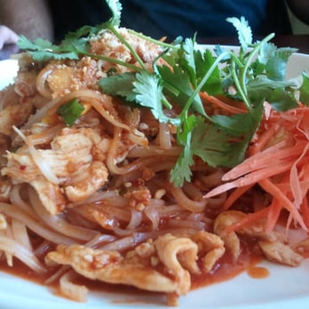 Thai Plate - pad thai with chicken - Thai Near Me - Jackson, Wyoming Thai Plate - pad thai with chicken - Thai Near Me - Jackson, Wyoming