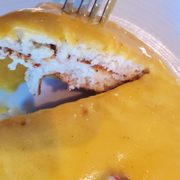 Photo of Bogart's Cafe - Honolulu, HI, United States. Inside my Mango Pancakes.