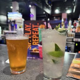 Beer and vodka soda