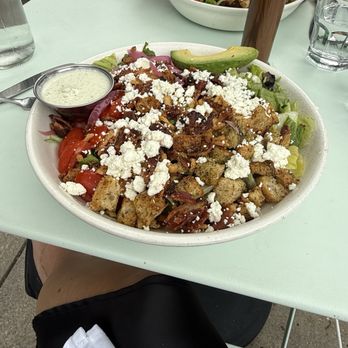 Drift Cafe - Cobb salad no egg with creamy dill dressing - Coffee & Tea Near Me - Raleigh, North Carolina
