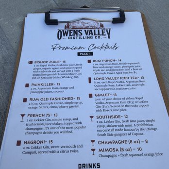 Owens Valley Distilling Company - Distilleries Near Me - Bishop, California Owens Valley Distilling Company - Distilleries Near Me - Bishop, California