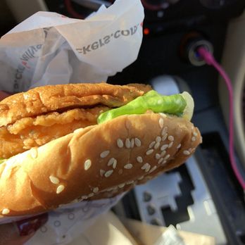 Rally's - My chicken sandwich - Burgers Near Me - Madera, California