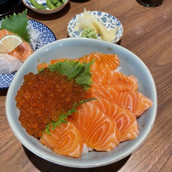 Sushi Adachi - Salmon Ikura Don - Japanese Near Me - Milpitas, California