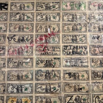 Secret Pizza - Dollar bills - Pizza Near Me - Las Vegas, Nevada Secret Pizza - Dollar bills - Pizza Near Me - Las Vegas, Nevada