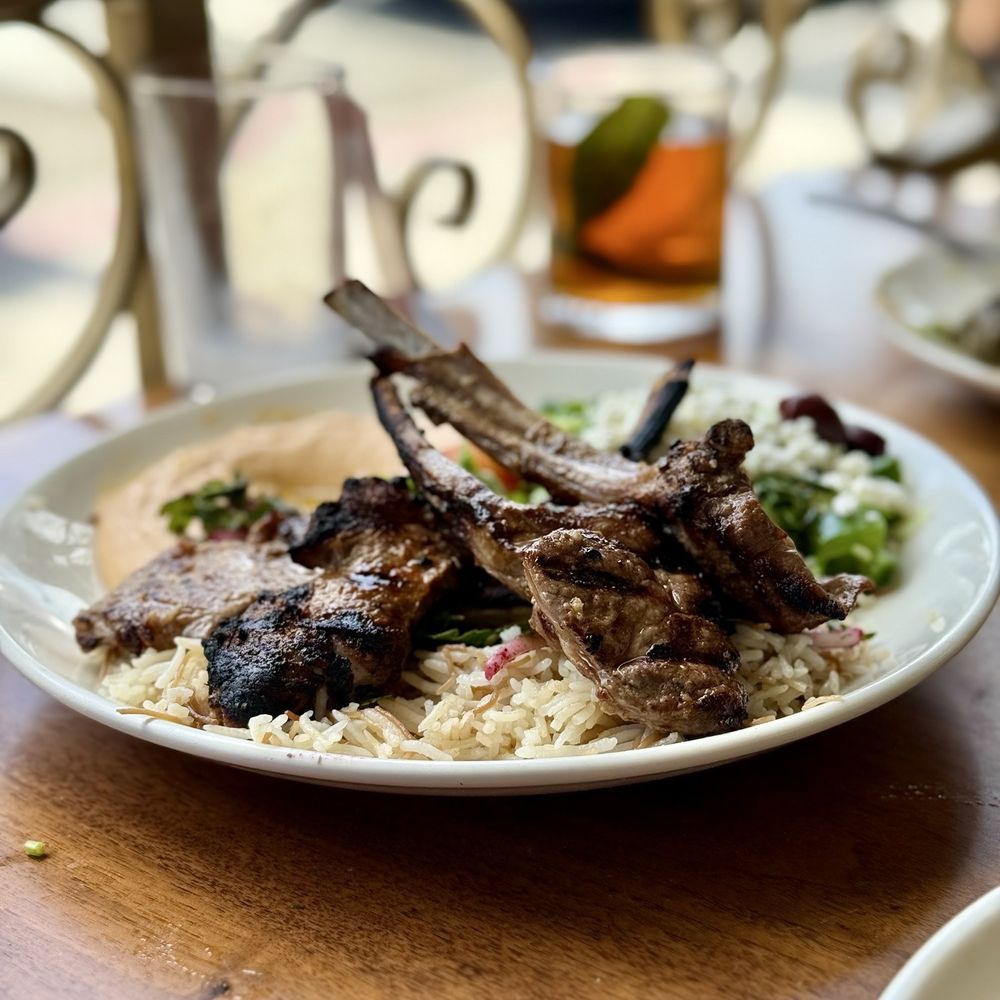 Open Sesame - French-cut Lamb Chops - Mediterranean Near Me - Long Beach, California Open Sesame - French-cut Lamb Chops - Mediterranean Near Me - Long Beach, California