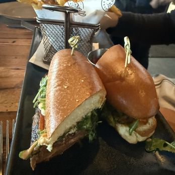 Taverna Veranda - LAMB BURGER - Mediterranean Near Me - Edgewater, New Jersey