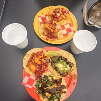 La Cosecha - x1 asada taco, x1 al pastor taco, x3 camaron tacos - Cultural Center Near Me - Washington, DC, District of Columbia