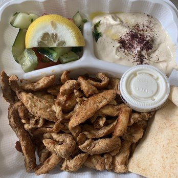 Palmyra - Chicken shawarma platter - Mediterranean Near Me - San Francisco, California