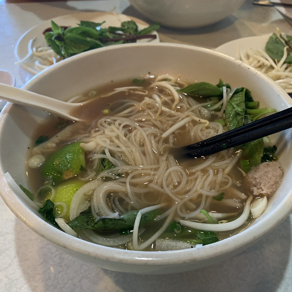 Combination Pho with brisket, meatballs, and tripe. Combination Pho with brisket, meatballs, and tripe.