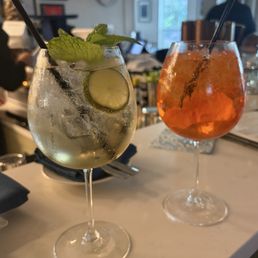 hugo and aperol spritz hugo and aperol spritz
