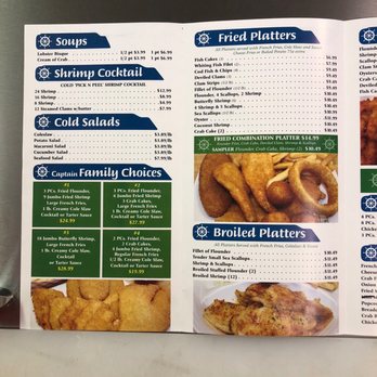 Captain's Choice - Menu - Seafood Near Me - Philadelphia, Pennsylvania