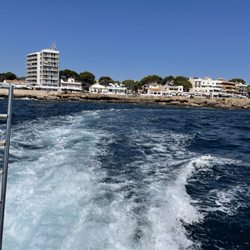 08/07/2021 View from the boat to Cala Ratjada