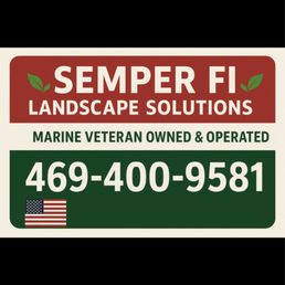 Exterior photo of Semper Fi Landscape Solutions - Double Oak, Texas Exterior photo of Semper Fi Landscape Solutions - Double Oak, Texas
