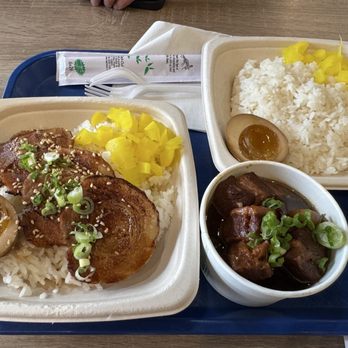 Poke One - Pork Belly Don (Small) and Chashu Pork Don (Small) - Seafood Near Me - San Bruno, California Poke One - Pork Belly Don (Small) and Chashu Pork Don (Small) - Seafood Near Me - San Bruno, California