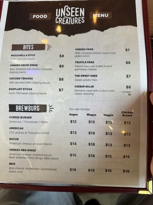 Menu photo 8 Unseen Creatures Brewing Miami, FL