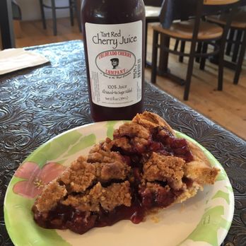 Colorado Cherry Company - Cherry streusel pie and tart red cherry juice for breakfast! - Specialty Food Near Me - Lyons, Colorado