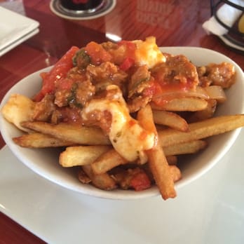 The Bad Apple - Turkey Chili topped Poutine - Burgers Near Me - Chicago, Illinois The Bad Apple - Turkey Chili topped Poutine - Burgers Near Me - Chicago, Illinois