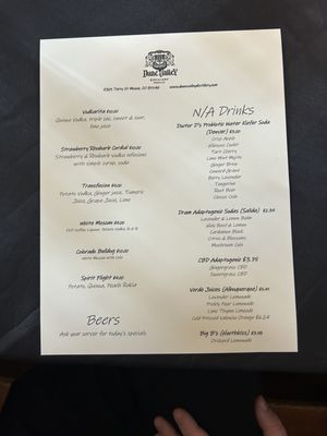 Menu photo 5 Dune Valley Distillery Mosca, CO