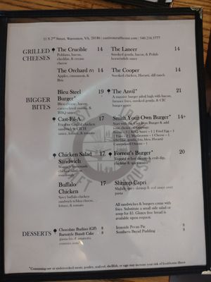 Menu photo 4 Cast Iron Craft House Warrenton, VA Menu photo 4 Cast Iron Craft House Warrenton, VA