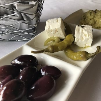 Harbour 60 - Olives, peppers and hummus... - Steakhouses Near Me - Toronto, Ontario