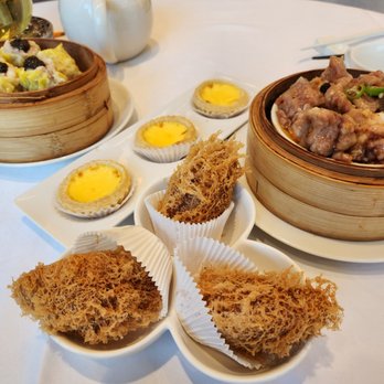 Sea Harbour Seafood Restaurant - shumai, egg tarts, fried taro dumplings, and steamed pork ribs - Dim Sum Near Me - Richmond, British Columbia