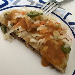 What was left of the Revuelta Pupusa What was left of the Revuelta Pupusa