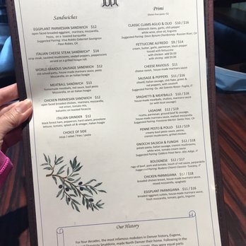 Gaetano's - Menu - Italian Near Me - Denver, Colorado