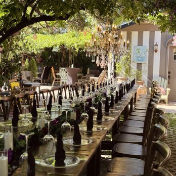 Hersi Party Rentals & Services - They set up a beautiful rustic dinner table for 40 guests - Party Equipment Rentals Near Me Hersi Party Rentals & Services - They set up a beautiful rustic dinner table for 40 guests - Party Equipment Rentals Near Me